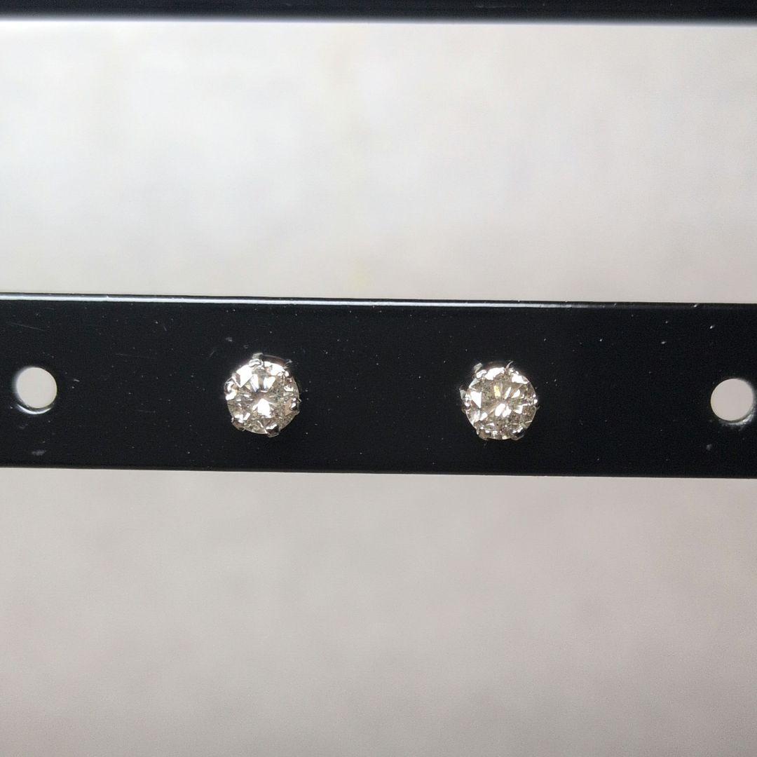 ゆ*こ様 Pt900 天然ダイヤモンドピアス 0.4ctUP