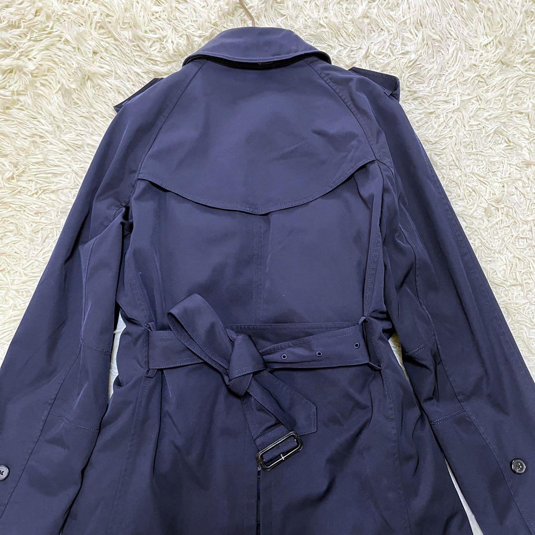 美品✨ダーバン トレンチコートL中綿ライナー付2way ネイビー日本製レナウン