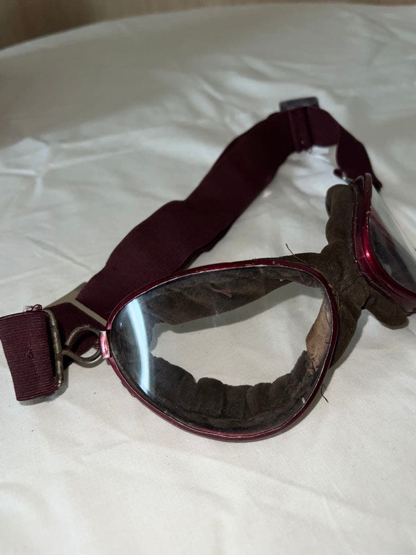 実物　旧日本軍　航空眼鏡