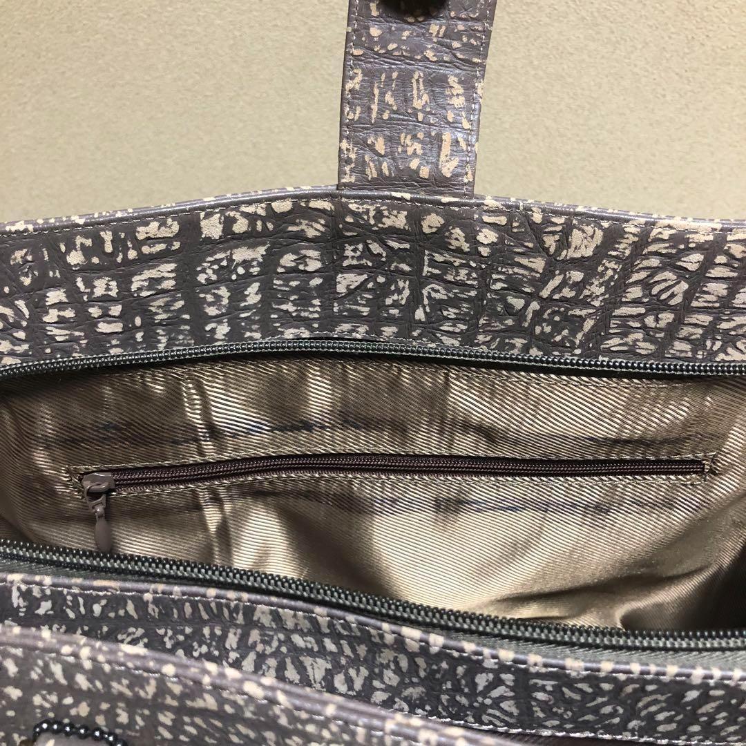 美品　本革　JRA 鹿革　ブラウンアンテロープ　ハンドバッグ　本革　レディース
