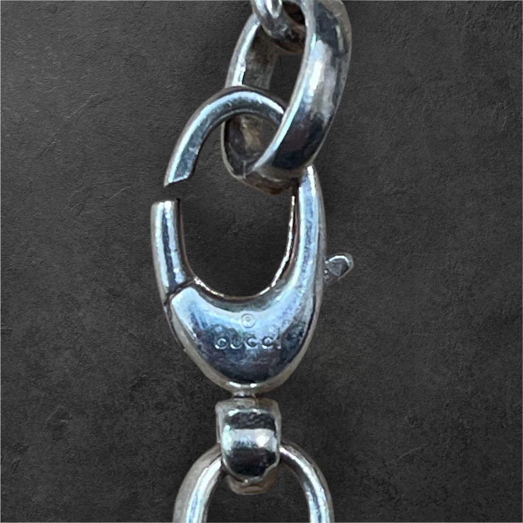 GUCCI グッチ インターロッキングGG ネックレス シルバー925 箱