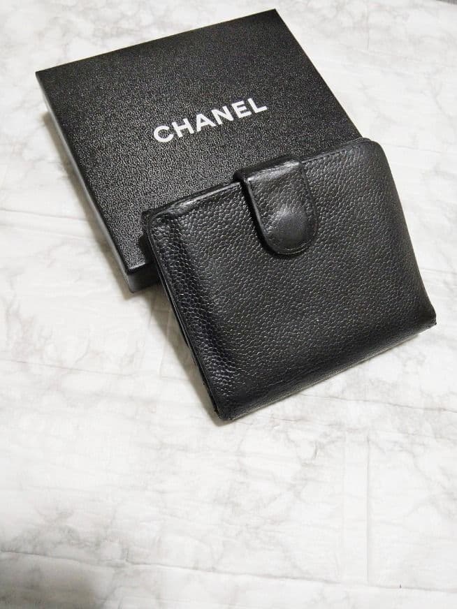 moco！【綺麗】シャネル キャビア ココマーク 財布