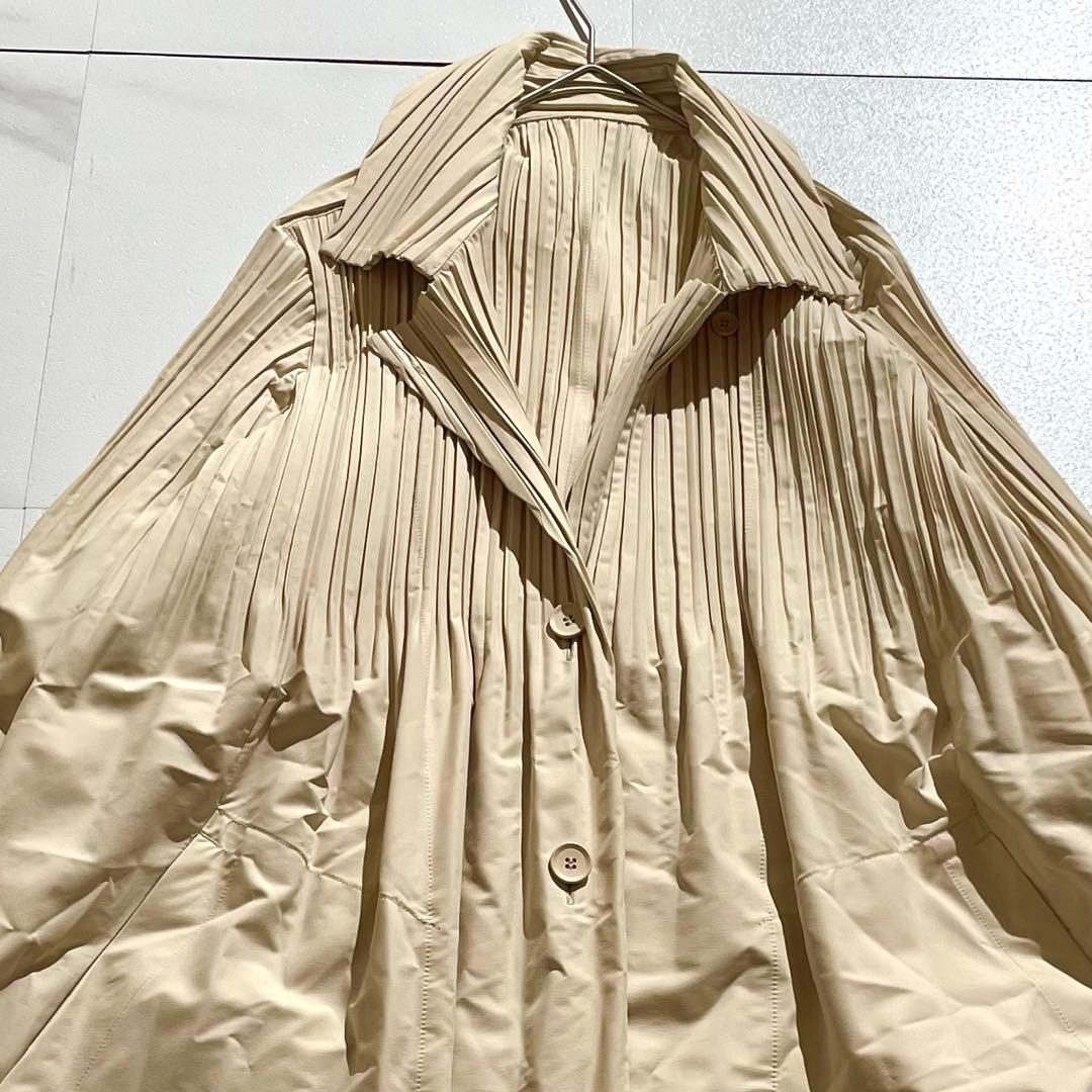 極美品✨ イッセイミヤケ プリーツプリーズ チェスターコート 2020AW