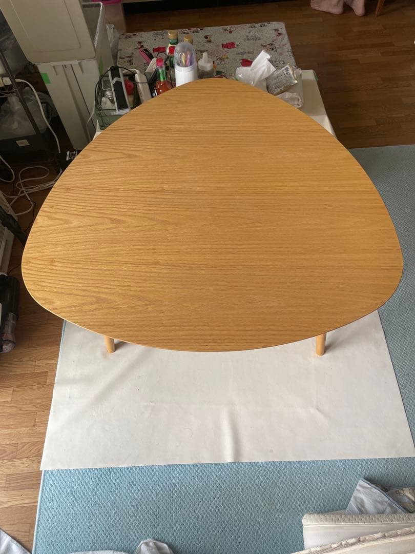 NOCE ノーチェ おにぎり型 三角形 ダイニングテーブル オーク 2～3人用