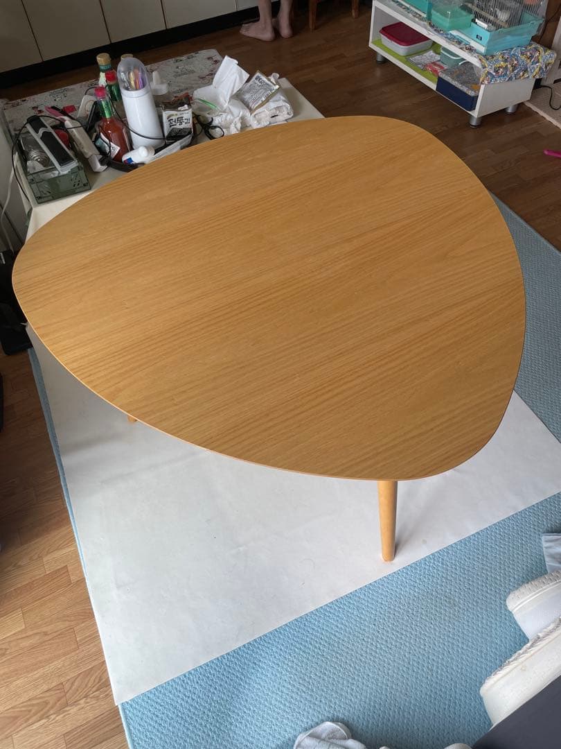 NOCE ノーチェ おにぎり型 三角形 ダイニングテーブル オーク 2～3人用