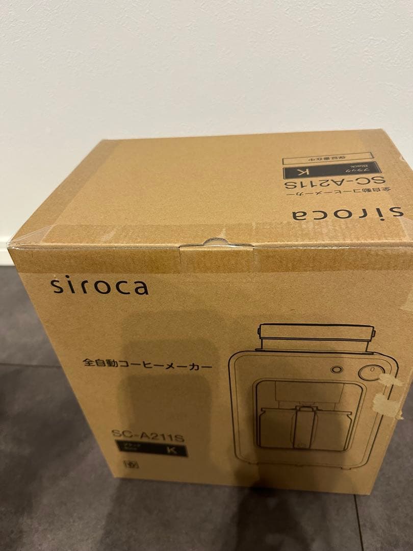 siroca SC-A211S 全自動コーヒーメーカー ブラック