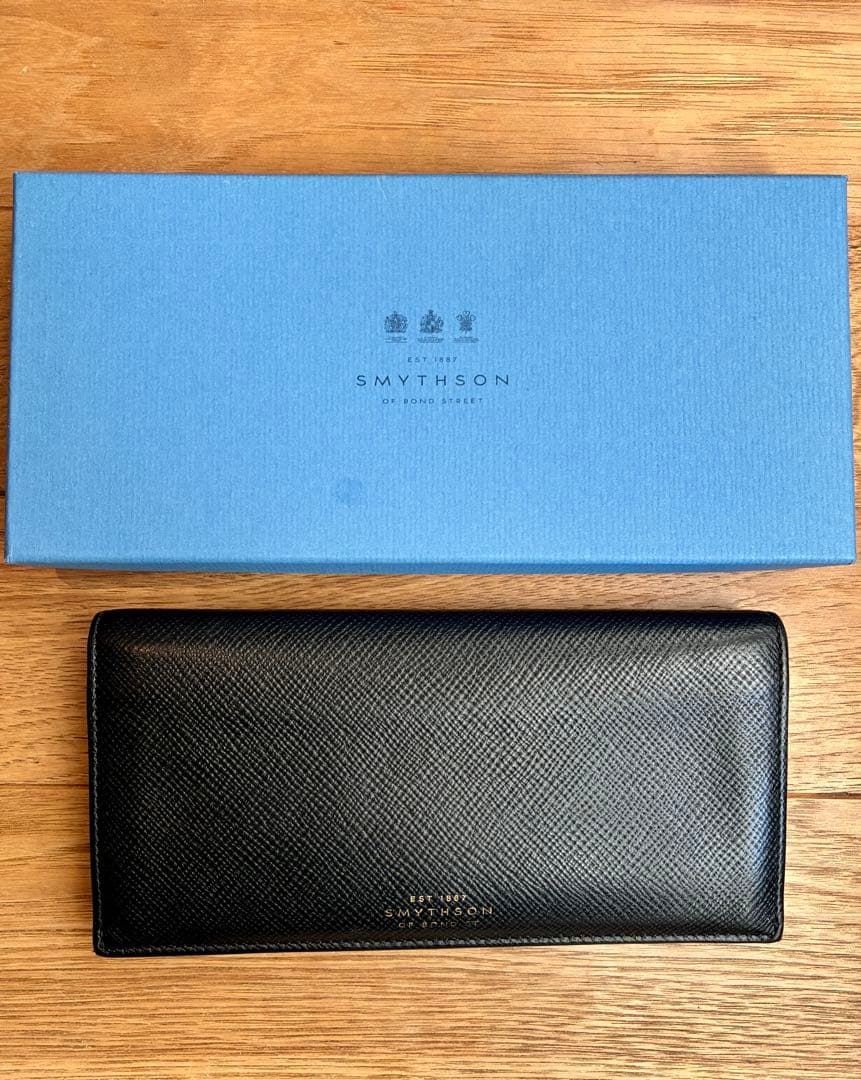 k*o様 SMYTHSONスマイソン黒長財布パナマ