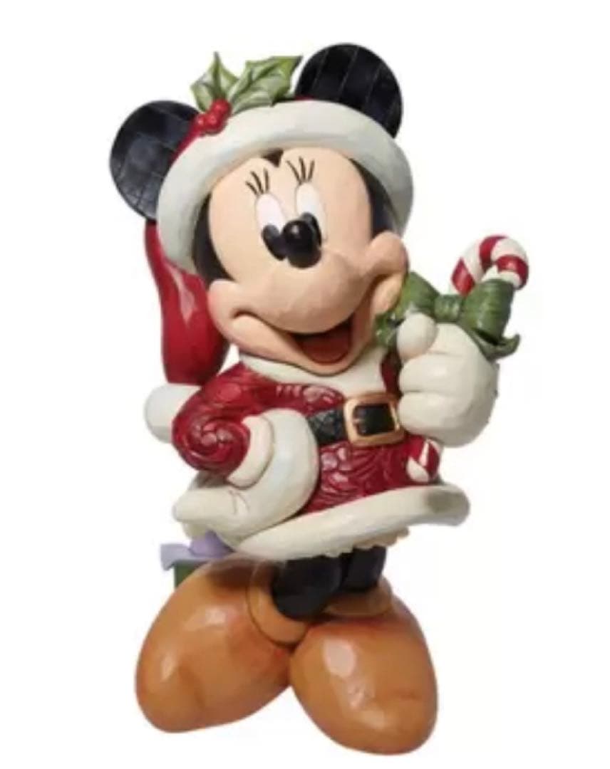☆ジムジョア ミッキー&ミニー サンタ置物☆