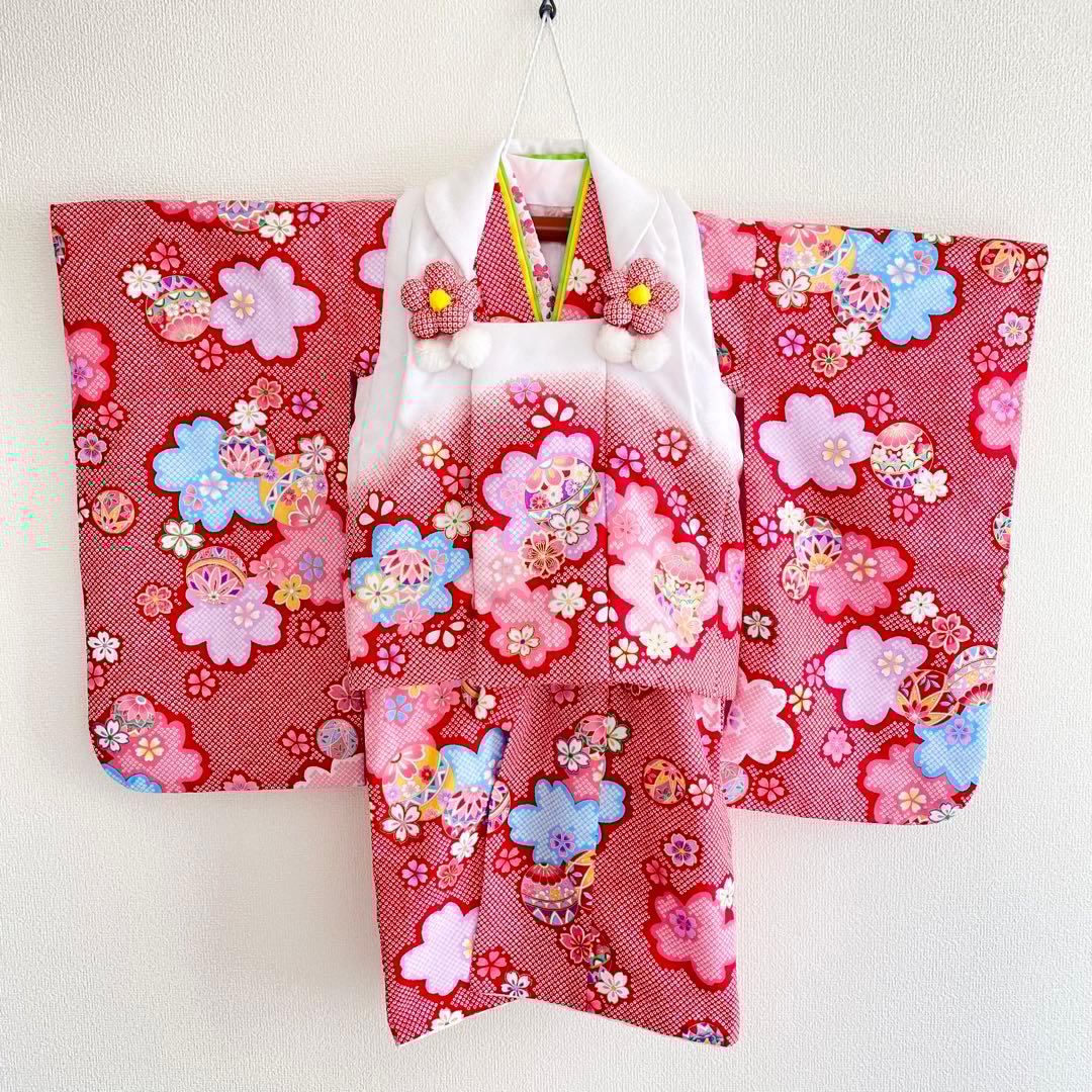 3歳　女の子　七五三　着物　セット