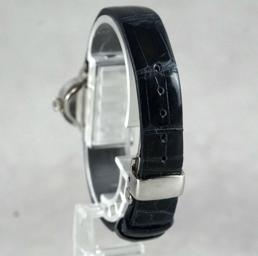 極美品 Lunage ルナージュ ダイヤベゼル 0.5ct シェル文字盤 稼動品