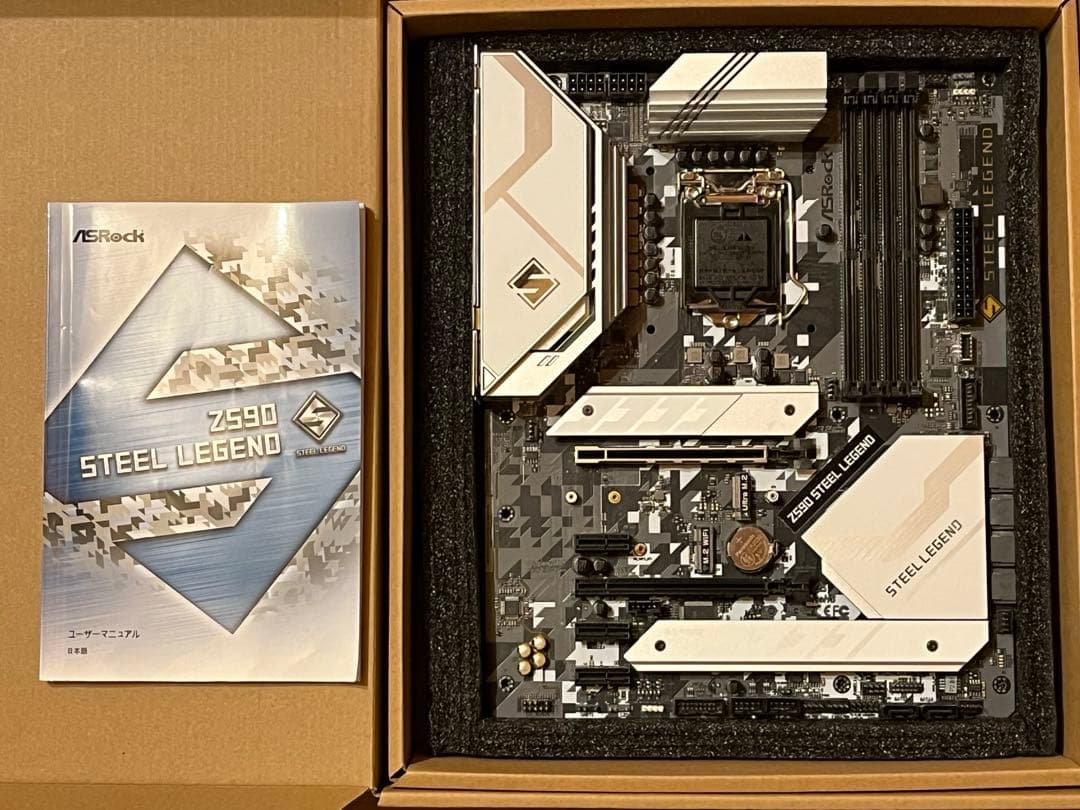 ASRock z590 Steellegend マザーボード ddr4