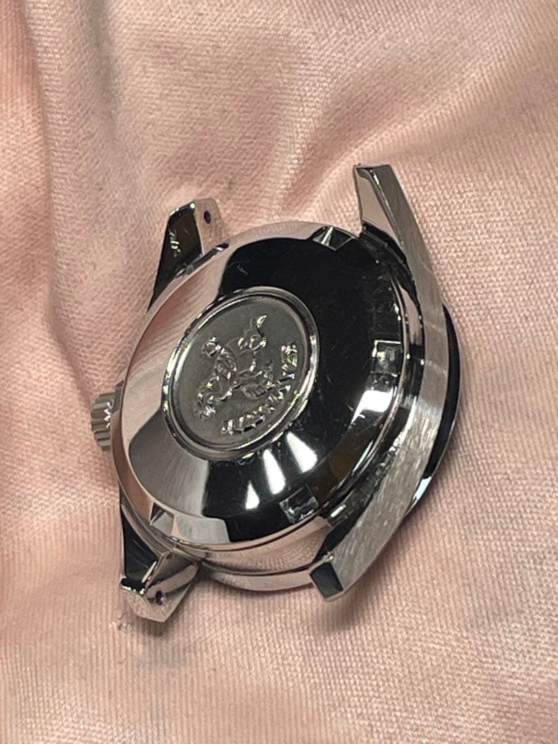 SWISS OMEGA Seamaster 自動巻 新品未使用リザード　箱　稼働