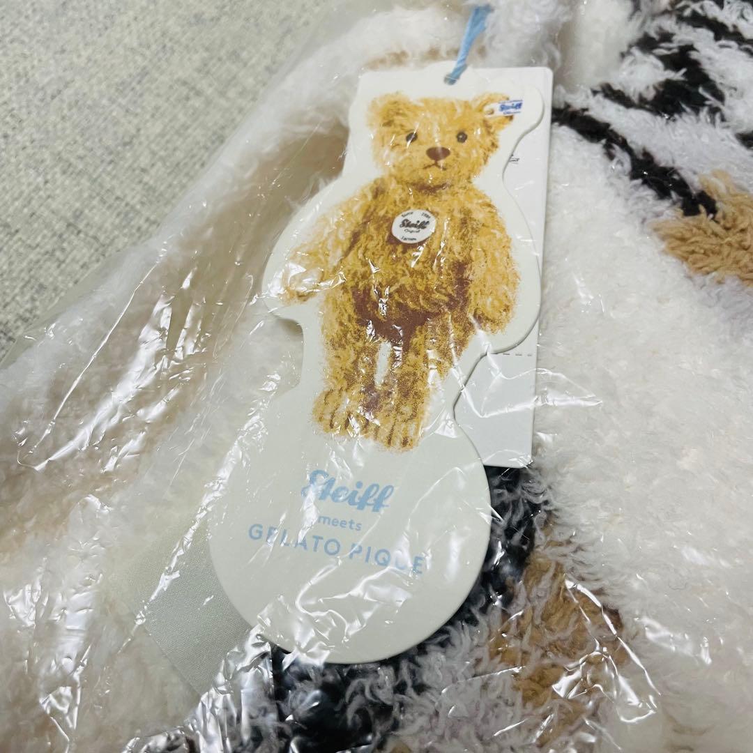 【新品】ジェラートピケ Steiff シュタイフ フェアアイル柄カーディガン