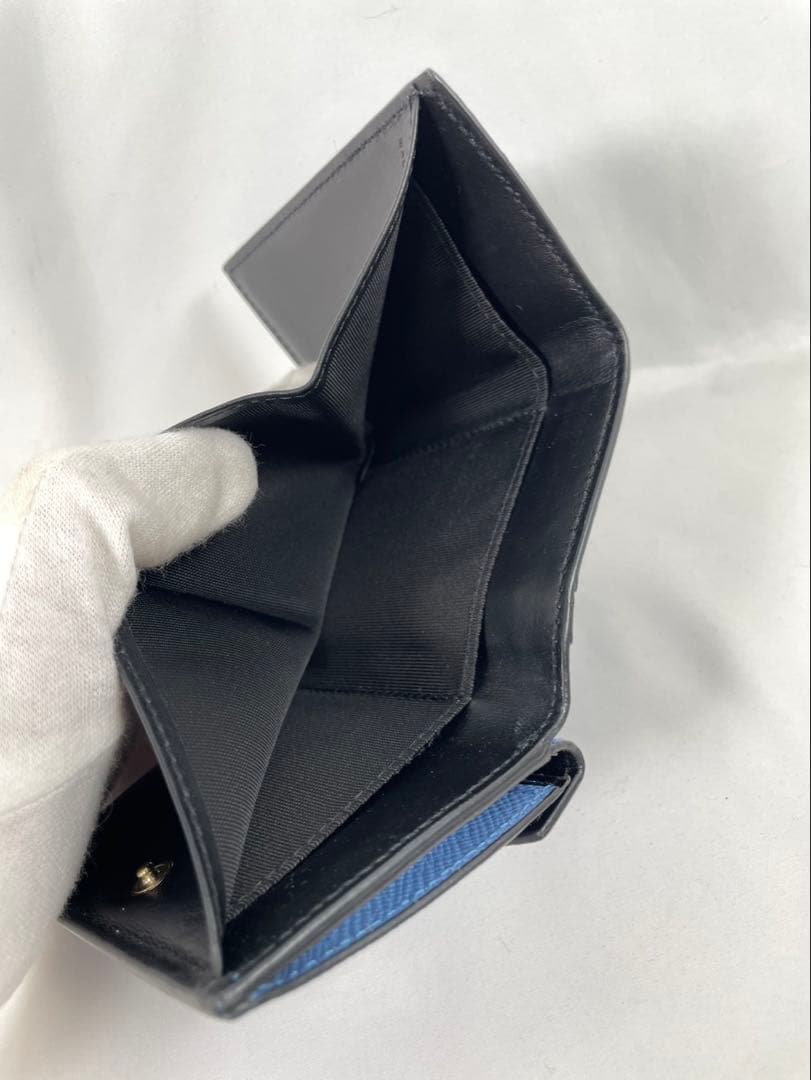 未使用に近い SMYTHSON スマイソン 三つ折り財布 PANAMA パナマ