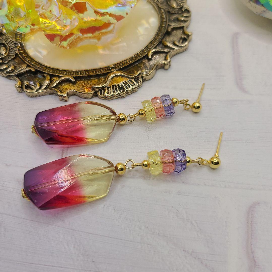 ハンドメイドピアス1865