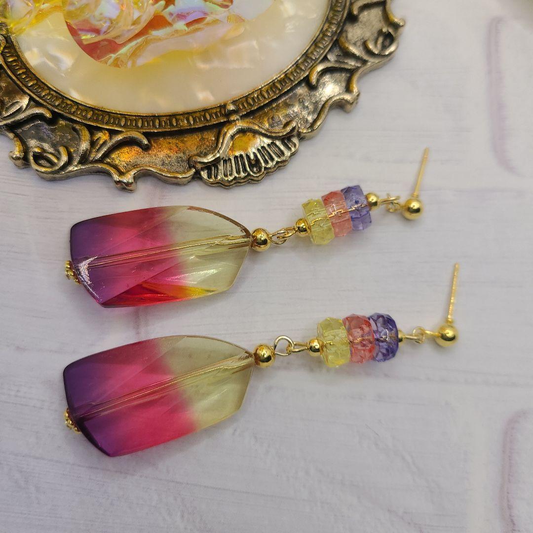 ハンドメイドピアス1865