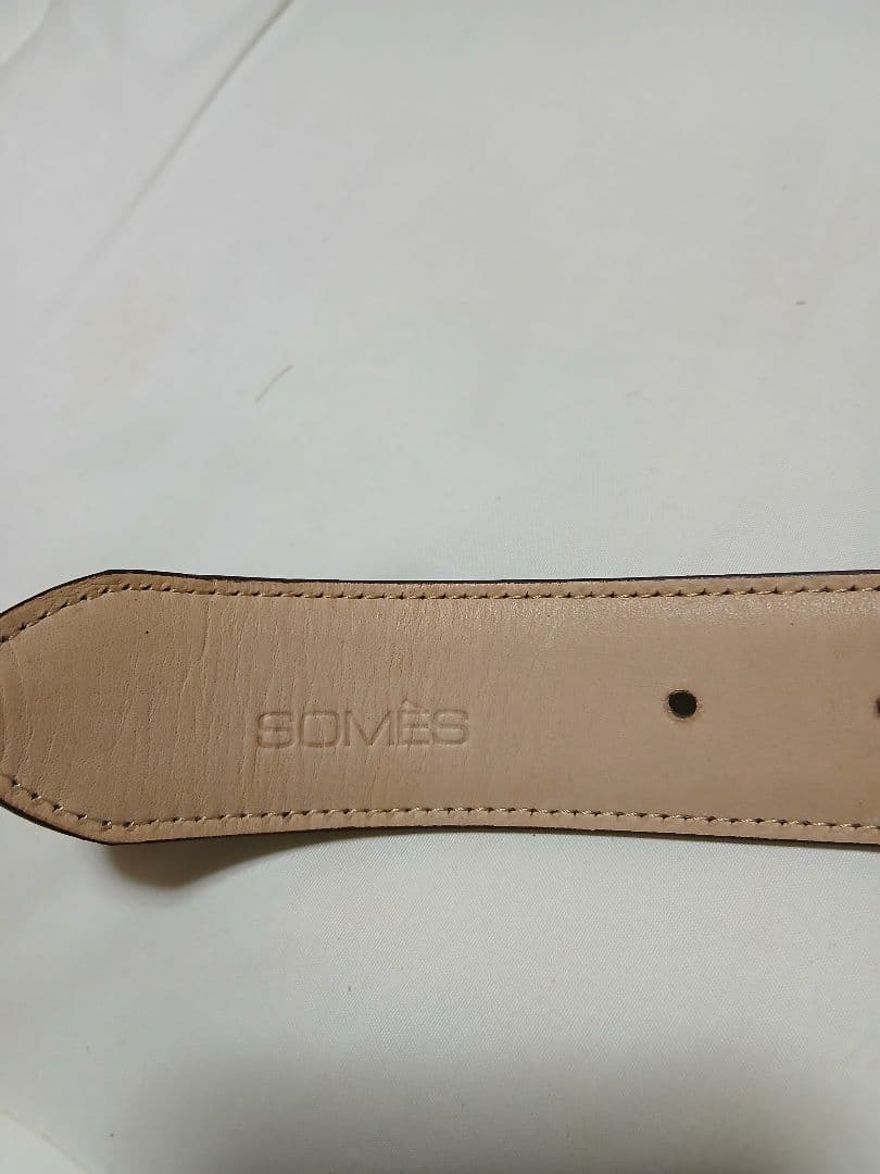 男性用 somes saddle、ベルト、新品、ブラウン Mベルト