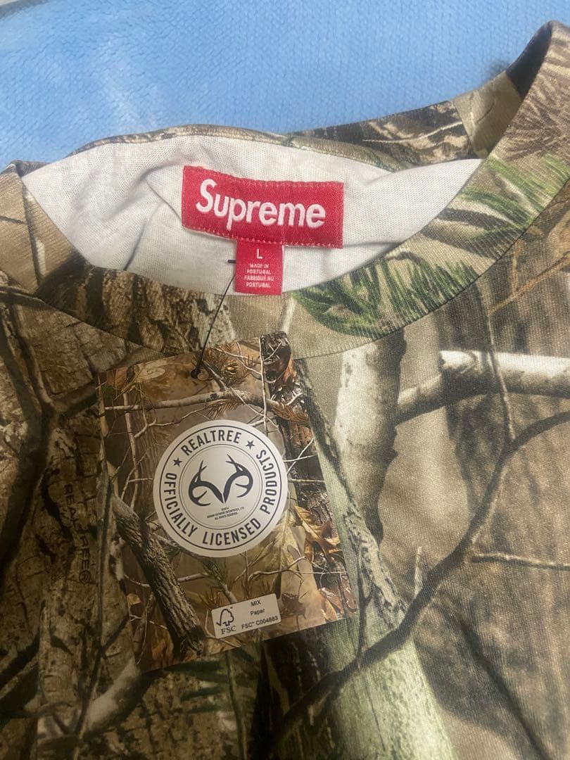 トップス SupremeSmallBox L/STee RealtreeAP Camo L