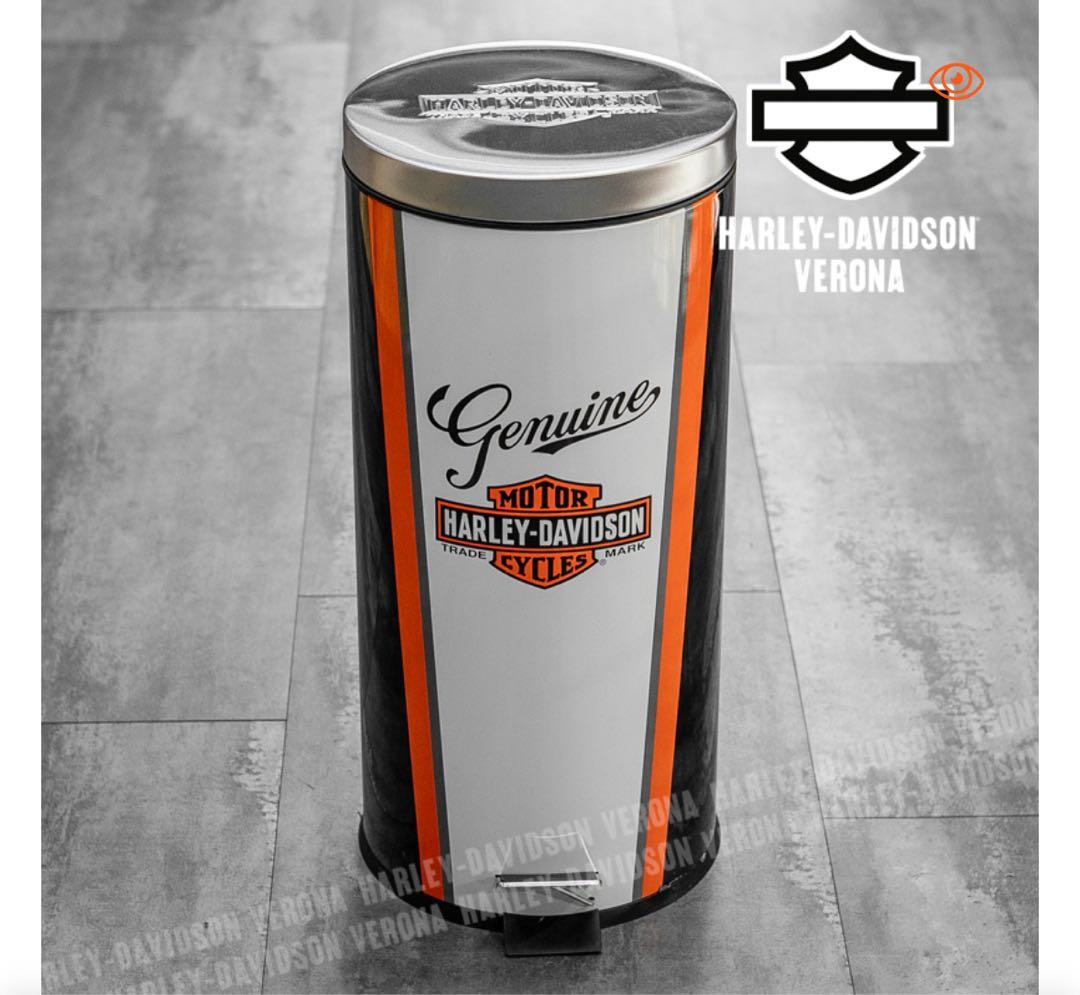 ハーレーダビッドソン ゴミ箱 フットペダル式