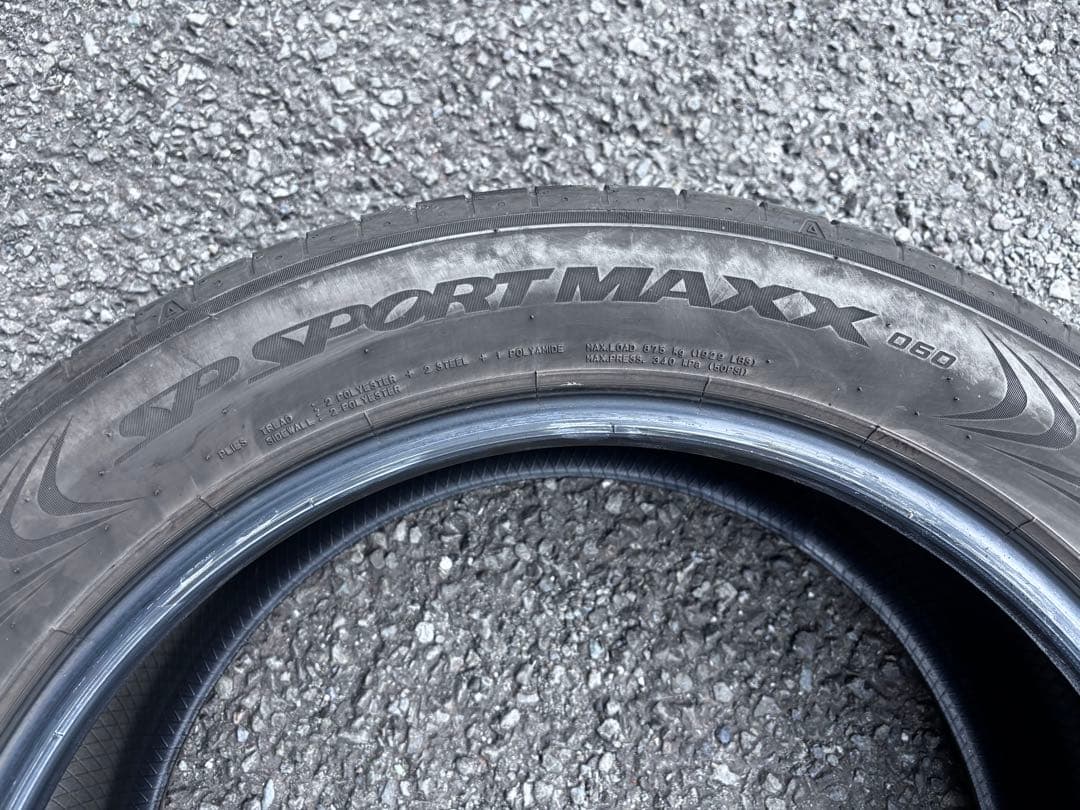 ★送料込★DUNLOP SPORT MAXX 225/55R19夏タイヤ8分以上