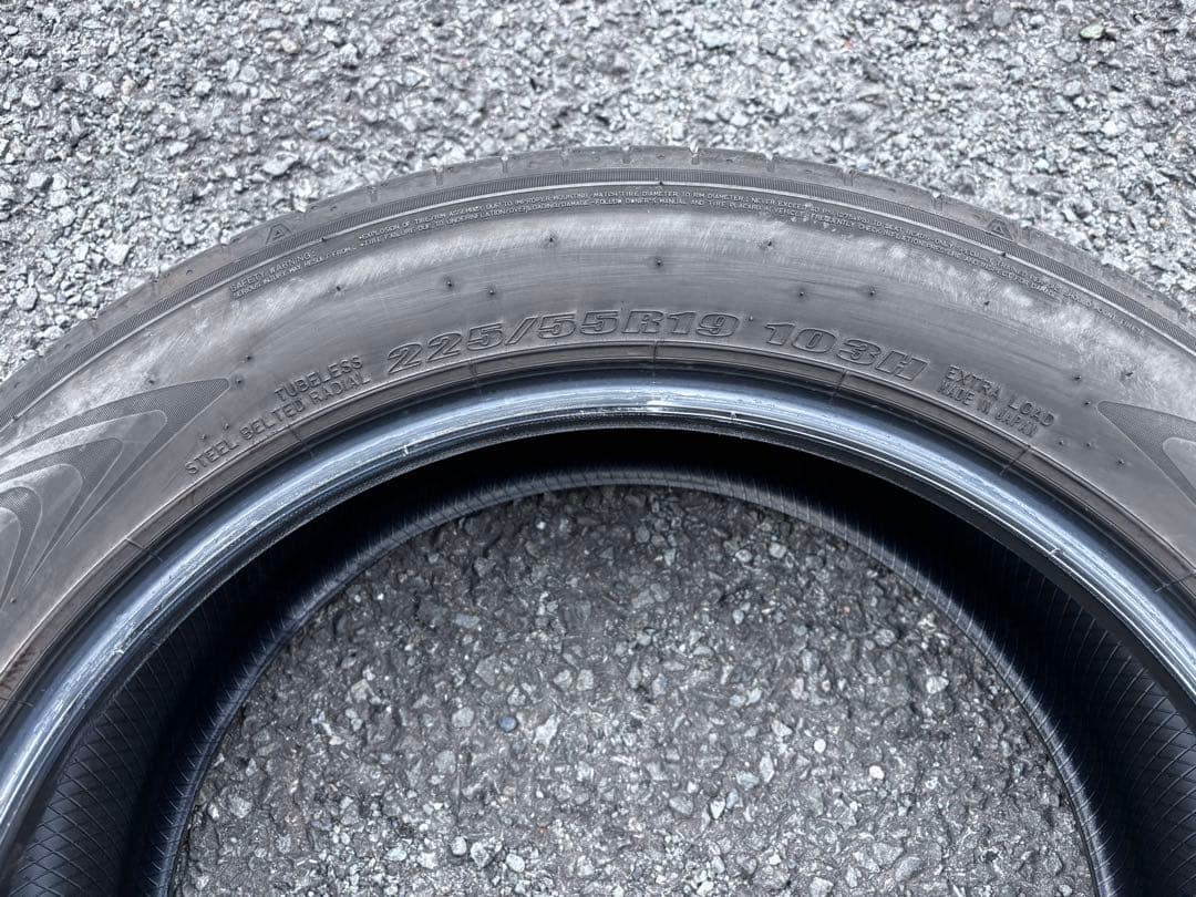 ★送料込★DUNLOP SPORT MAXX 225/55R19夏タイヤ8分以上