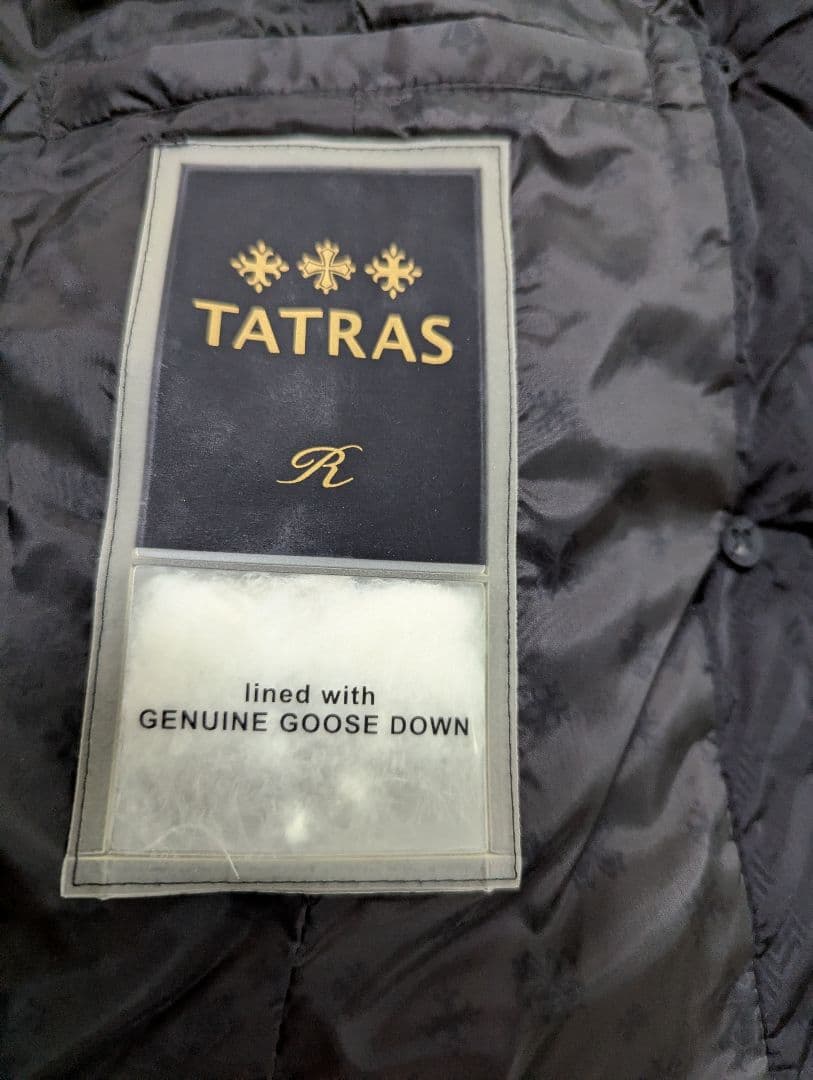 タトラス　ダウン ジャケット　レディース 　02 ブラック　Rライン