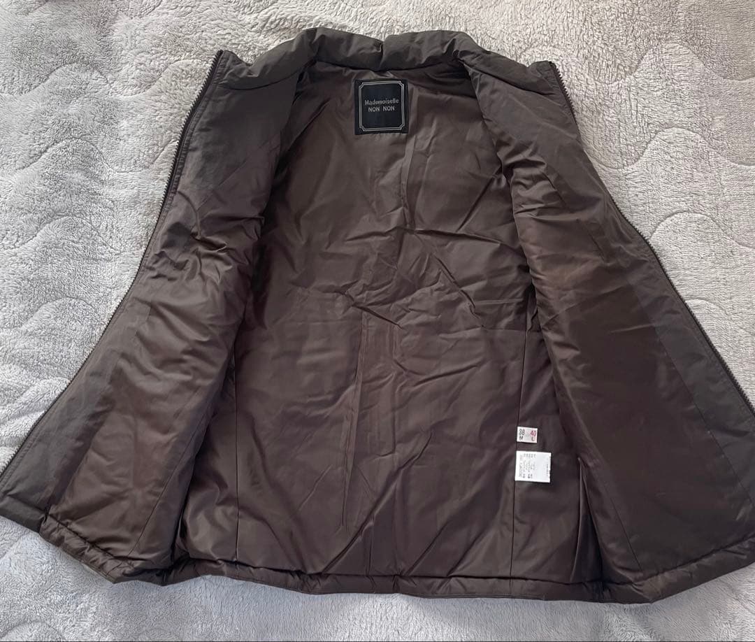 Mademoiselle NON NON ノースリーブダウンジャケット