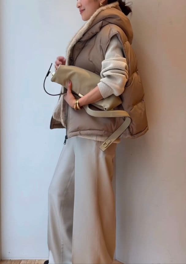 Deuxieme Classe マイホワイト ダウンベスト