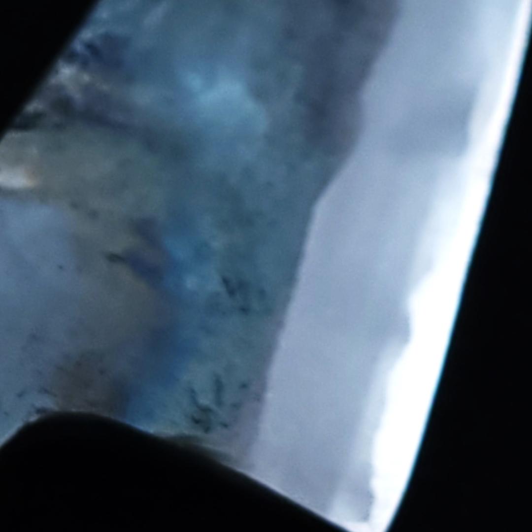 青紙1号 黒打 万能包丁 150㎜ #9382 月光作 日本製 １点物