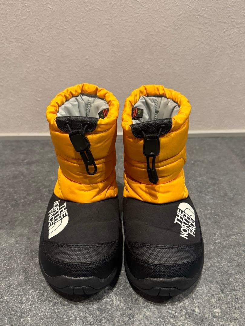 未使用品希少THE NORTH FACE スノーブーツヌプシレア黒黄色19センチ