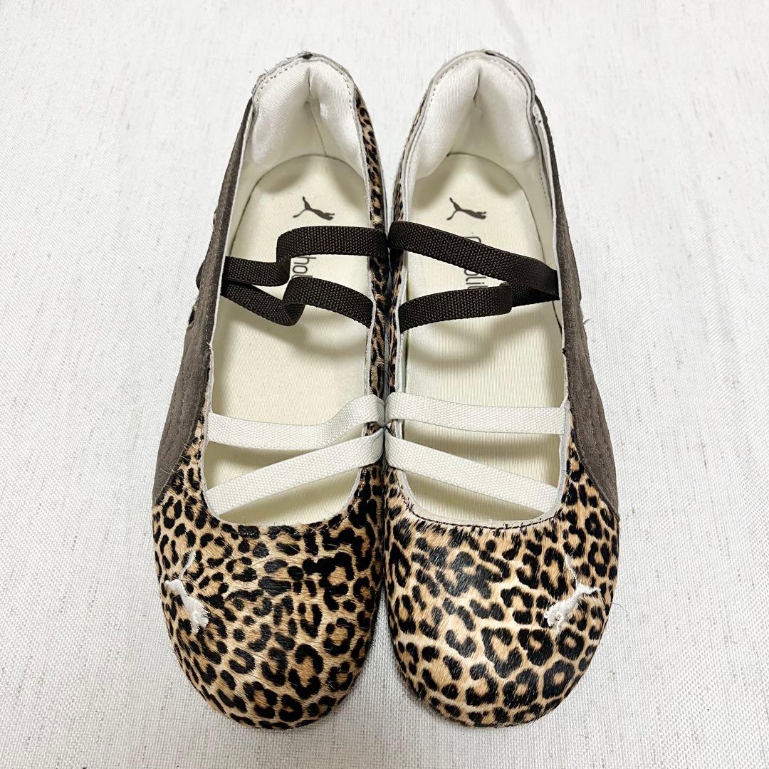 【未使用】PUMA プーマ　スピードキャット　バレエ　スニーカー　レオパード