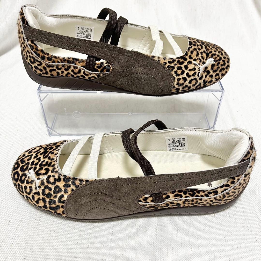 【未使用】PUMA プーマ　スピードキャット　バレエ　スニーカー　レオパード