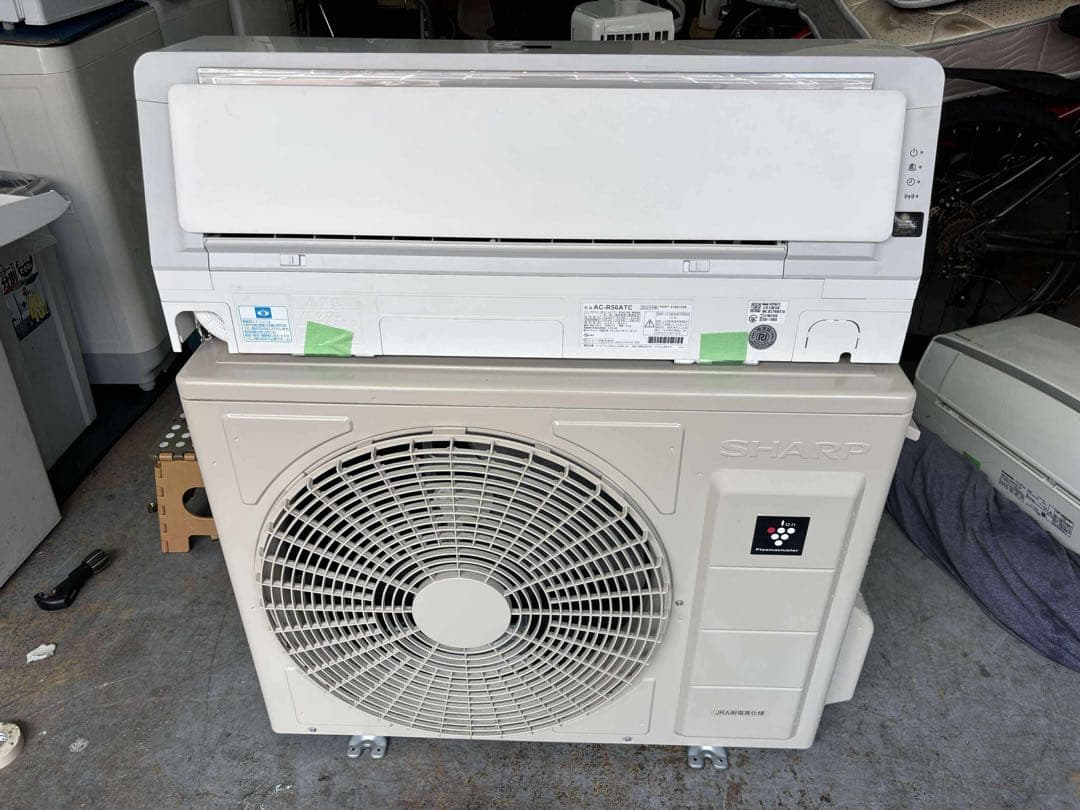 SHARP エアコン AC-R56ATC/AU-R56ATY 18畳用 中古美品