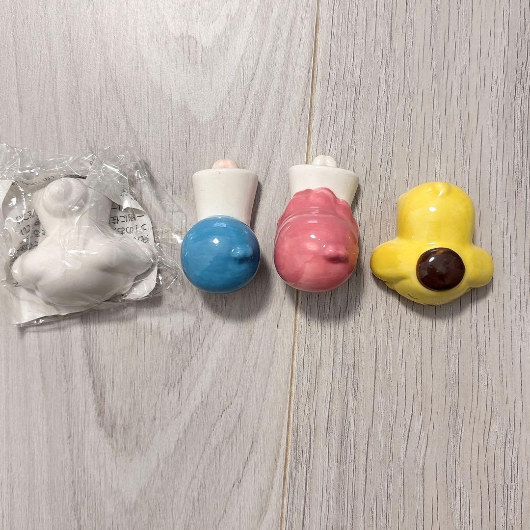 レア　京樽限定　当時品　サンリオ　陶器　箸置き　カトラリーレスト 当時物