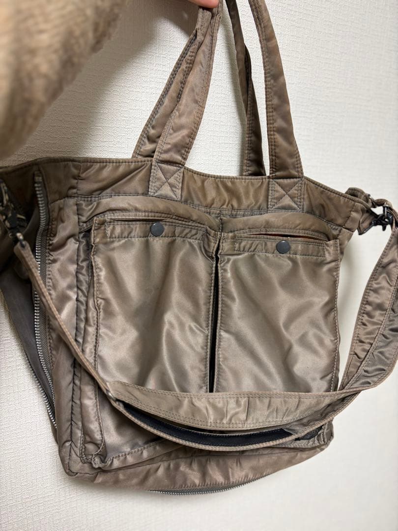 Porter tanker (ポーター　タンカー) トートバッグ シルバー
