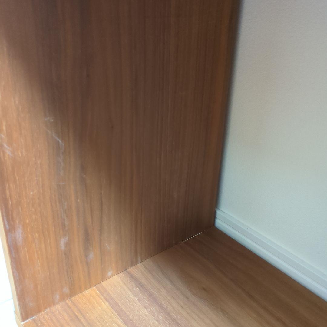 【チェブ】無印良品　スタッキングシェルフ5段　ウォールナット材