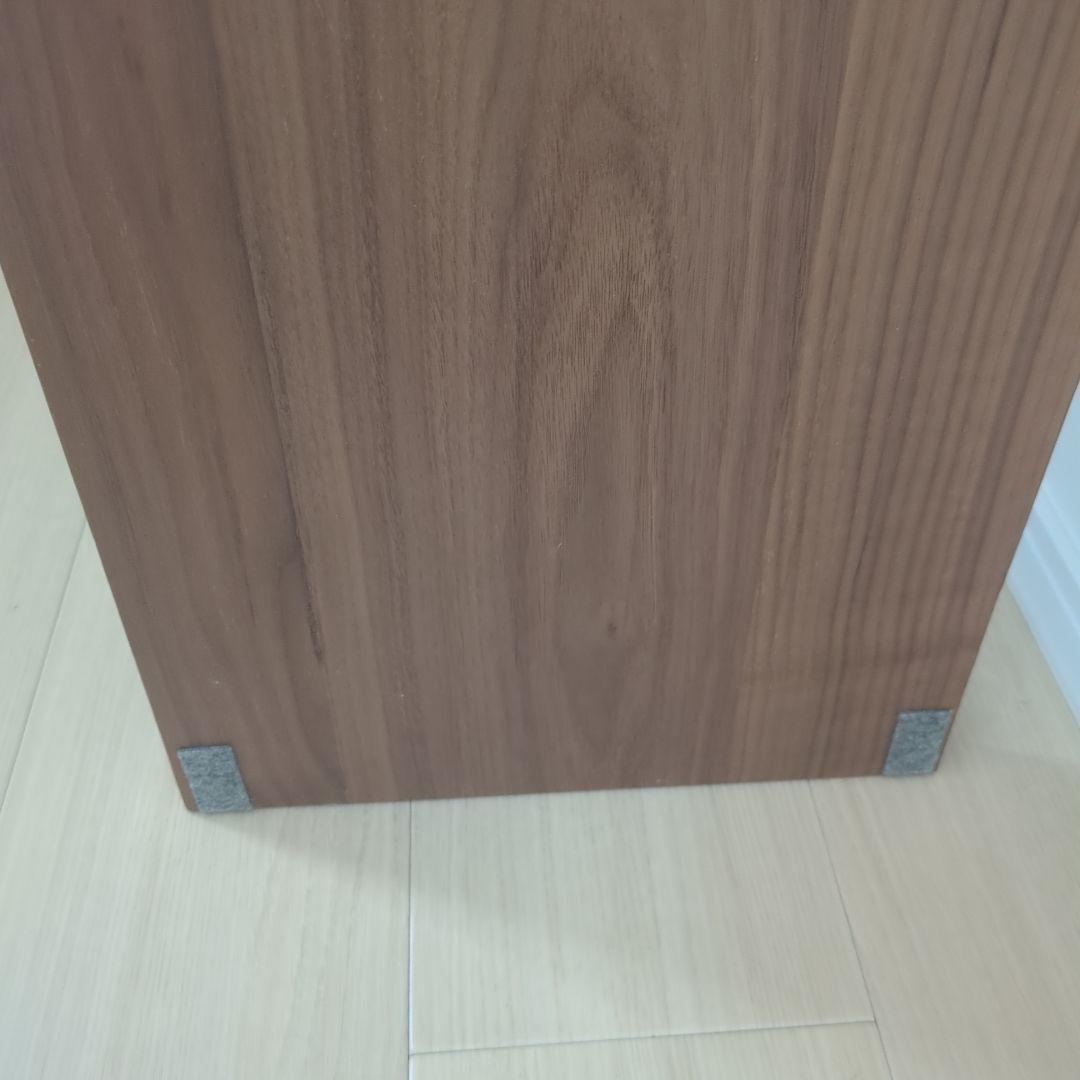 【チェブ】無印良品　スタッキングシェルフ5段　ウォールナット材