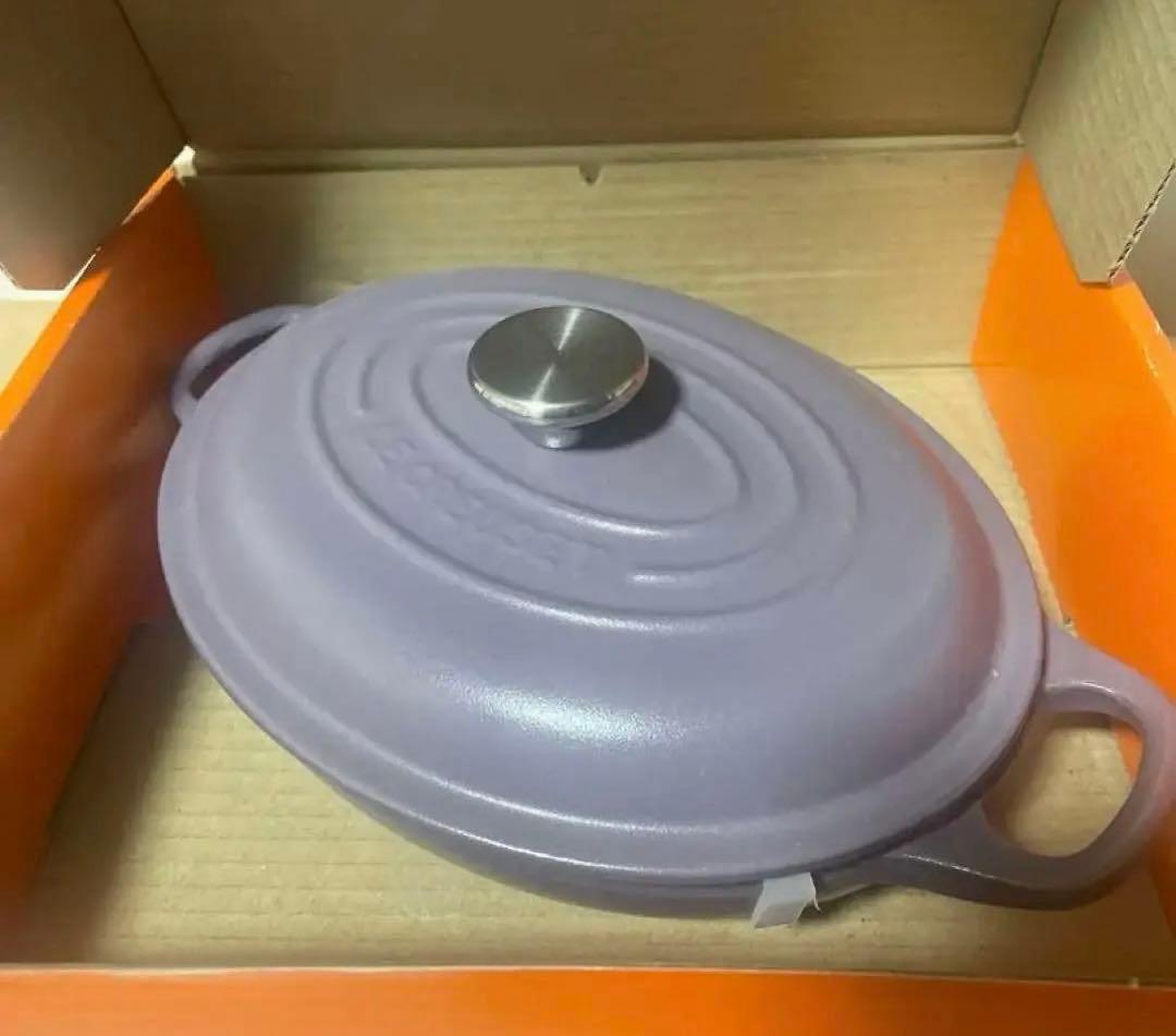《新品》廃盤 ルクルーゼ 21cm ビュッフェオーバルキャセロール 浅鍋