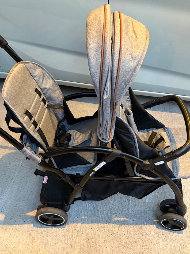 KATOJI 2シーター　2人乗りベビーカー　 2-seater リアシート付