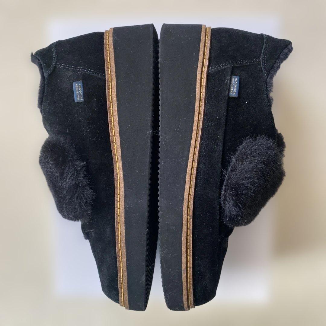 MACINTOSH PHILOSOPHY ベルクロストラップ ボアスニーカー