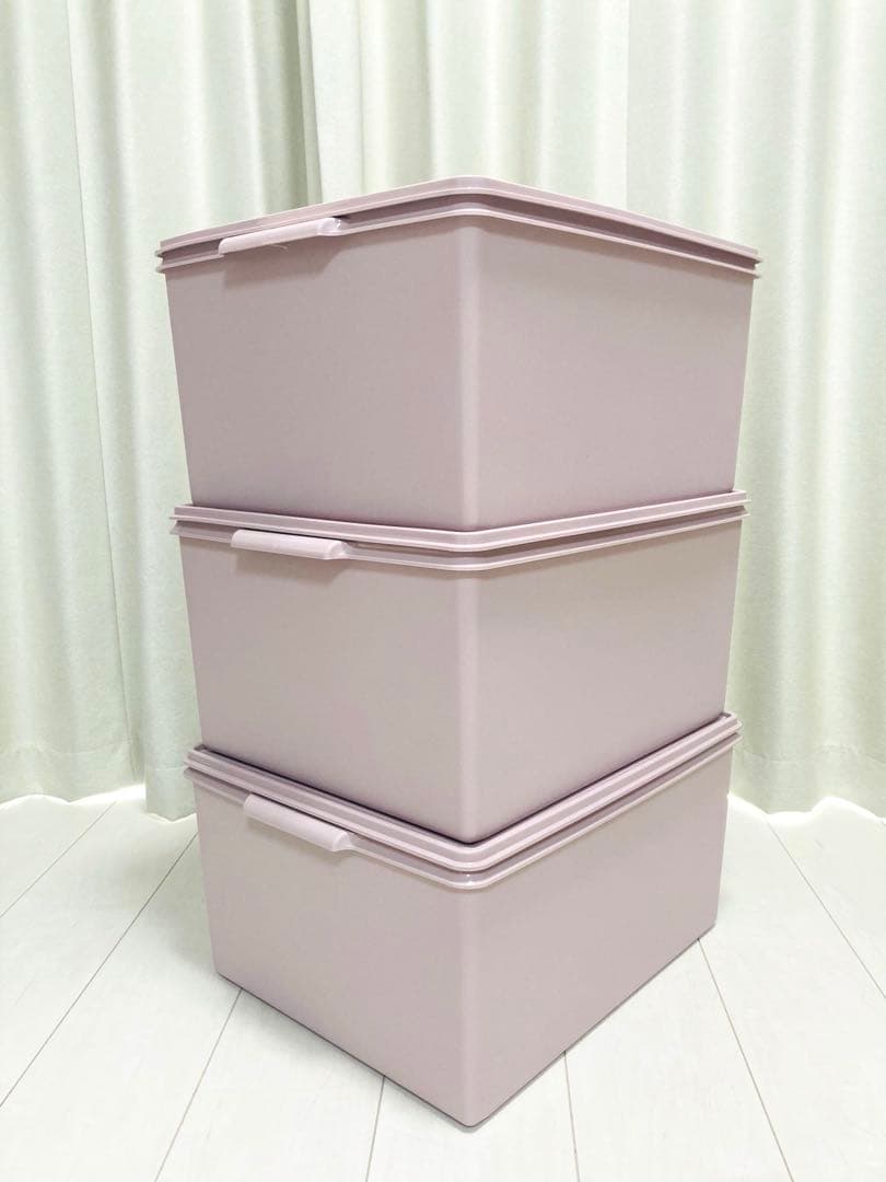 タッパーウェア　ディープスーパーケース　3個セット