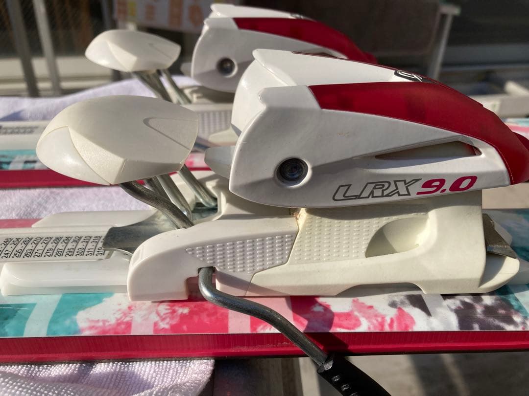 【美品】ショートスキー(ファン　ミッド　ミドル)ボードと解放ビィンディングセット