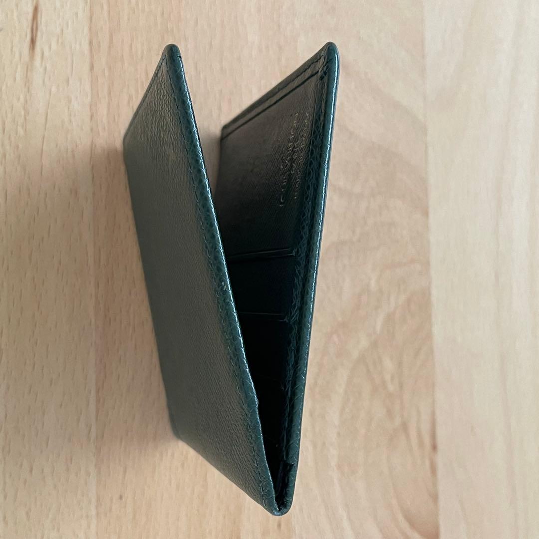ルイヴィトン　タイガレザー　エピセア　深緑　二つ折り財布　札入れ　グリーン