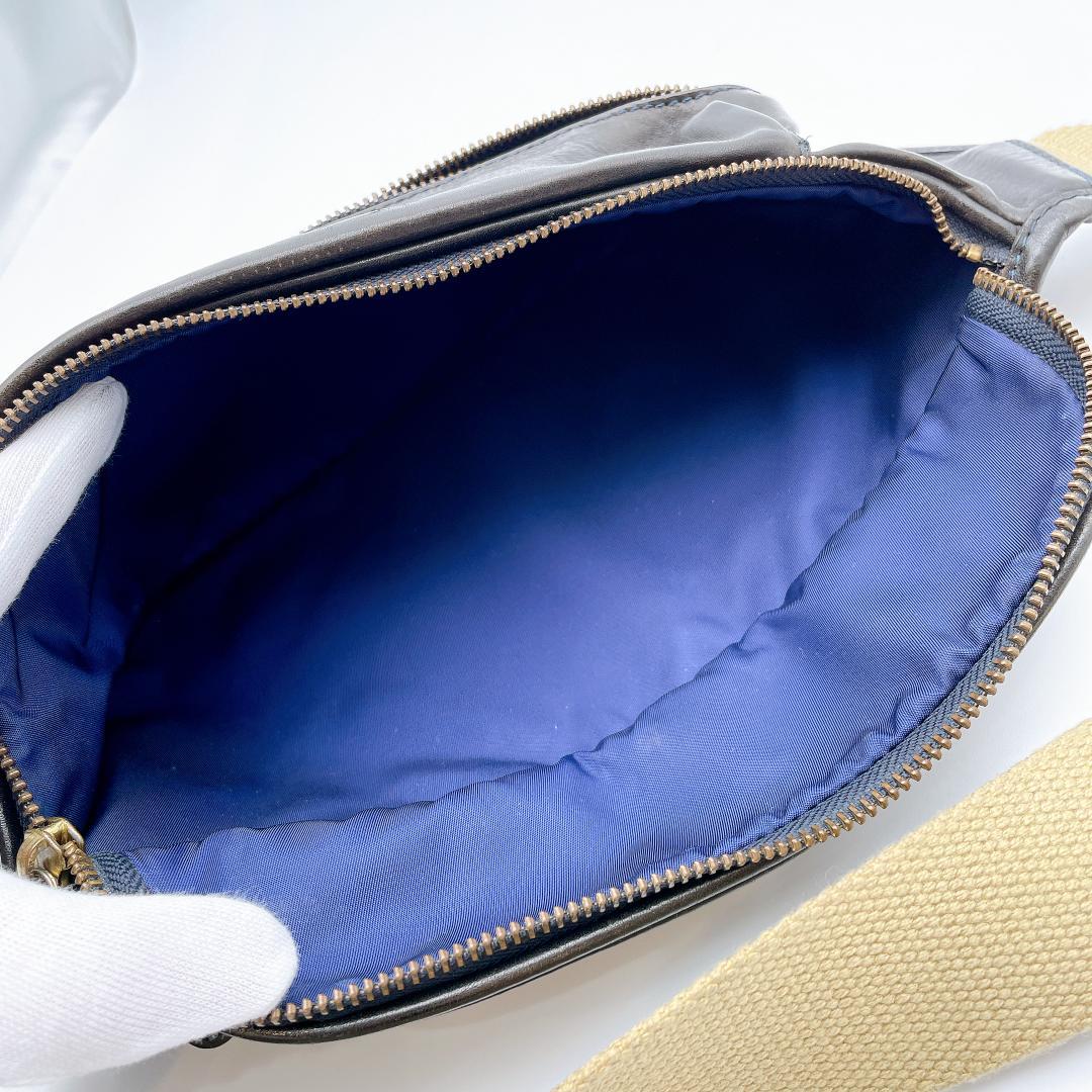 Felisi レザー ウエストボディバッグ 799 ブラウン メンズ イタリア製