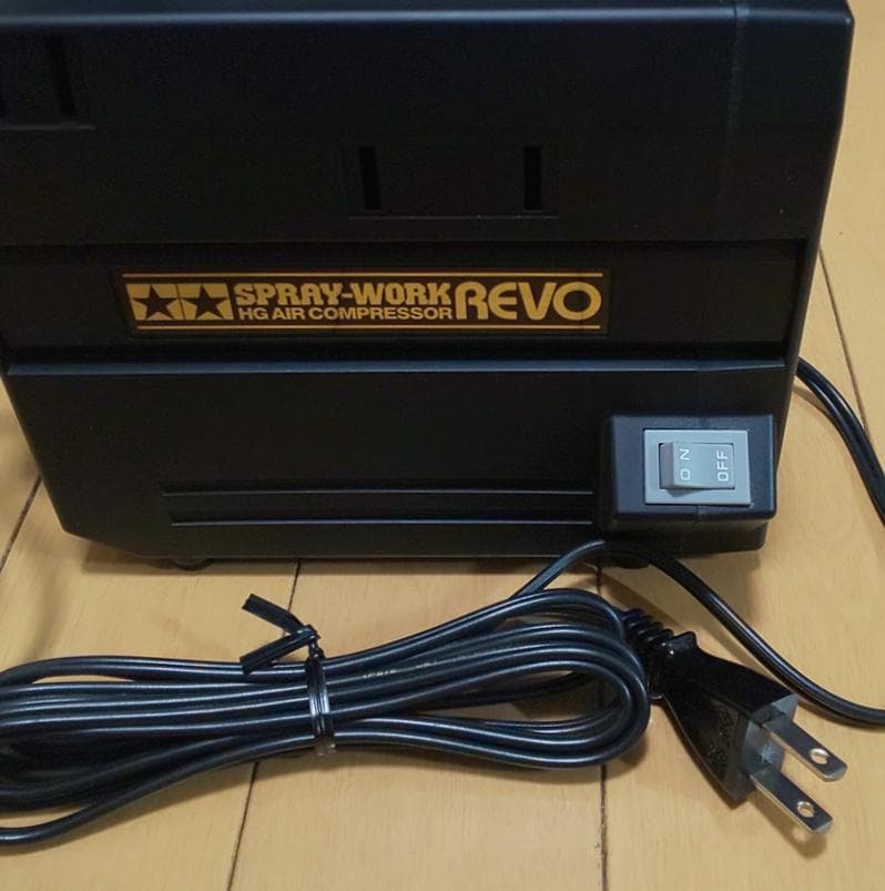タミヤ エアーブラシ HG コンプレッサー レボ エアブラシ