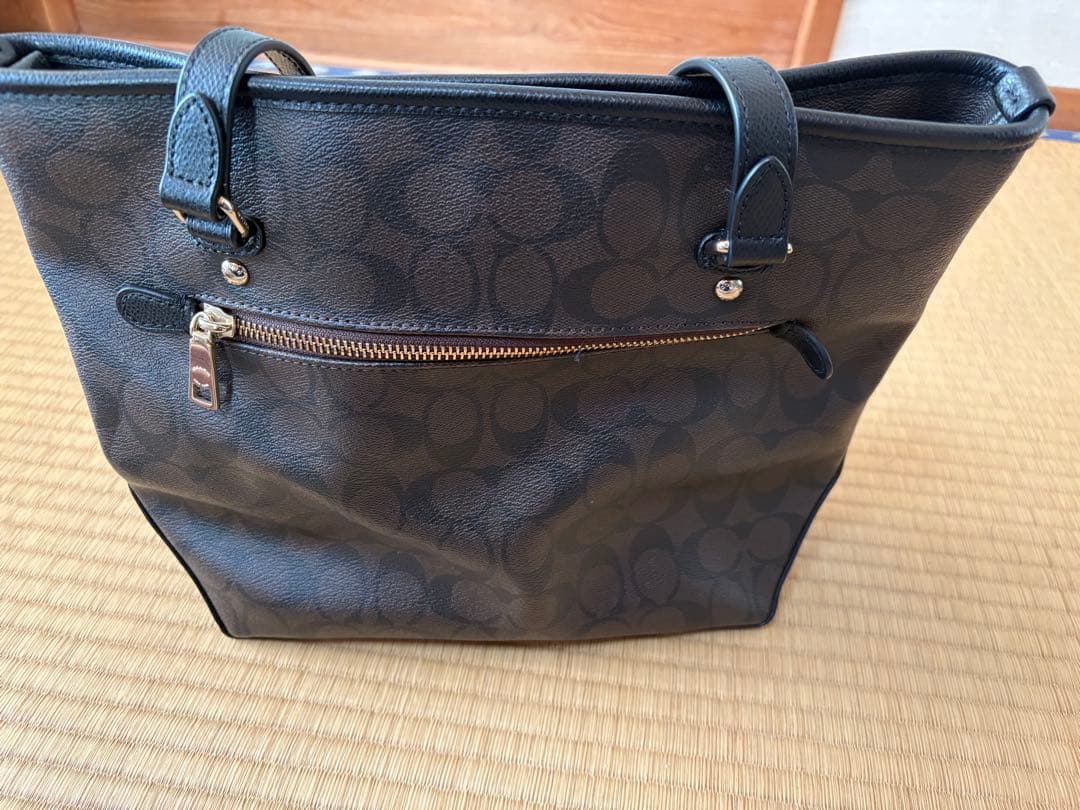 【美品】COACH ブラック トートバッグ