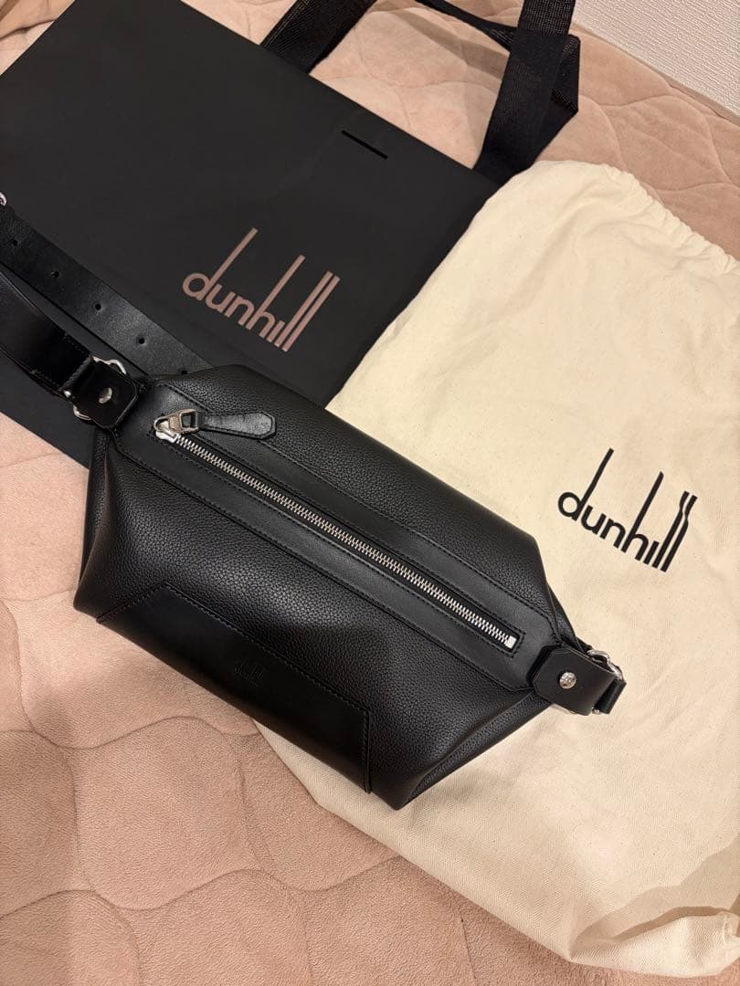 【大幅値下げ済み/ほぼ新品/Dunhillダンヒル】ウエストバッグ・ボディバッグ