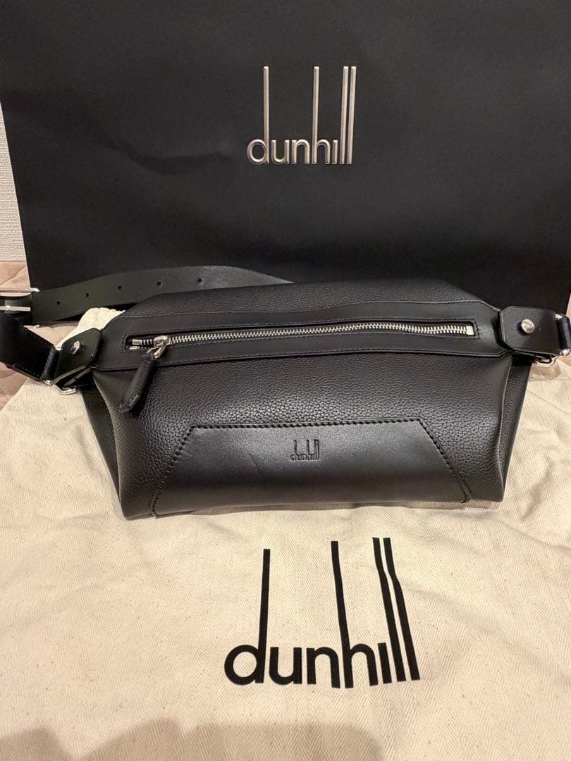 【大幅値下げ済み/ほぼ新品/Dunhillダンヒル】ウエストバッグ・ボディバッグ