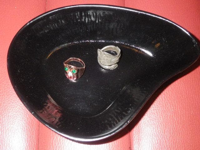 50'S★ツーフェイス★シガレットカバーディッシュ★タバコ入れ★置物★小物入れ