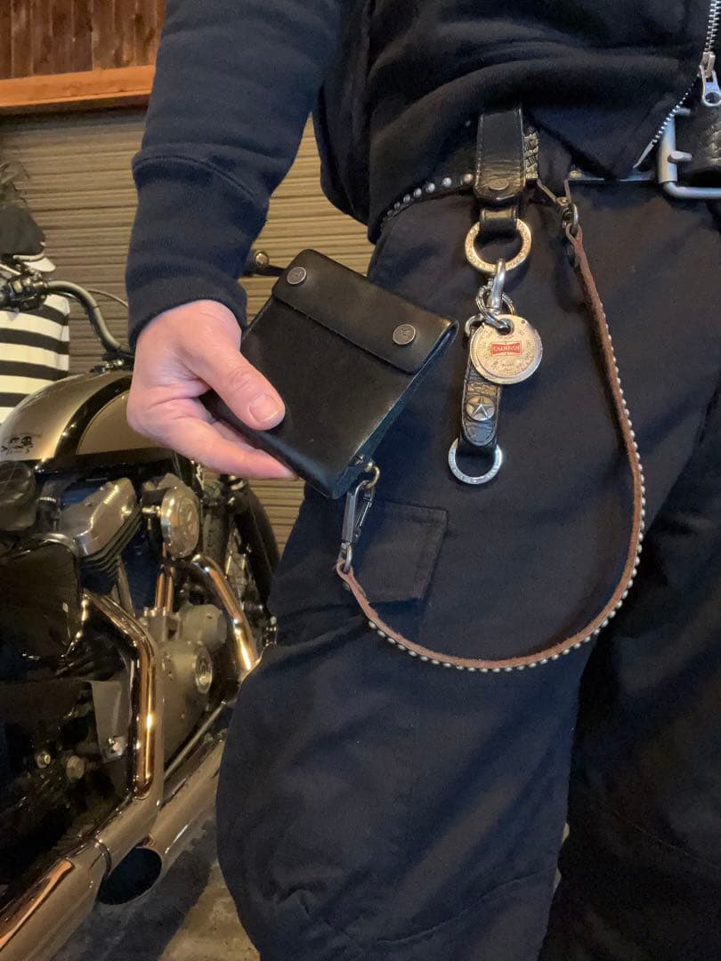 鉾 BACKBONE × HTC コラボ　レザーウォレット　財布